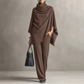 📢📢2026 New Arrivals 51% OFF💥⏰Women's Cowl Neck Cape & Wide-Leg Pants Set👚👖