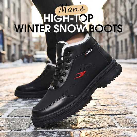 🎁 Special Offer – 50% Slash ⏰Men's High-Top Winter Snow Boots