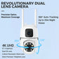 🔍🔍 360° Pan-Tilt 4K Dual-Lens Security Camera – Outdoor WiFi Surveillance Camera