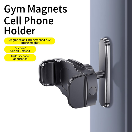 🔥Hot Sale 50% OFF ✨360° Rotatable Gym Phone Holder with Strong Magnets