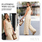 ✨2026 New Arrival 50%OFF🎉🎉Elegant Hollow-Out Sleeveless Blouse & Trousers Suit