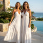 💃New Arrival 50% OFF!!✨Halter Neck Backless Tiered Maxi Dress