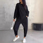 ✨NEW ARRIVAL LIMITED TIME OFF🥰Women Long-Sleeve Irregular Hem Sweatshirts & Pants Set