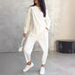 ✨NEW ARRIVAL LIMITED TIME OFF🥰Women Long-Sleeve Irregular Hem Sweatshirts & Pants Set
