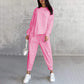✨NEW ARRIVAL LIMITED TIME OFF🥰Women Long-Sleeve Irregular Hem Sweatshirts & Pants Set