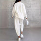 ✨NEW ARRIVAL LIMITED TIME OFF🥰Women Long-Sleeve Irregular Hem Sweatshirts & Pants Set