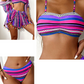 ✨2026 New Arrival 50%OFF 👙Striped Spaghetti Bikini 4-Piece Set