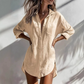 🤩Women's Loose-Fit Mid-Length Button-Down Shirt 🌟Your New Go-To Wardrobe Staple 🌟