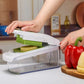 💎 Multi-Functional Vegetable Slicer Set！💎 7 Interchangeable Blades, Dishwasher Safe & Food-Grade Stainless Steel for Quick Meal Prep✨