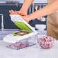 💎 Multi-Functional Vegetable Slicer Set！💎 7 Interchangeable Blades, Dishwasher Safe & Food-Grade Stainless Steel for Quick Meal Prep✨