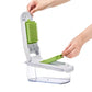 💎 Multi-Functional Vegetable Slicer Set！💎 7 Interchangeable Blades, Dishwasher Safe & Food-Grade Stainless Steel for Quick Meal Prep✨