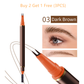 🎉⏳💥Buy 2 Get 1 Free🎁 Dual-Ended 2-Fork Liquid Eyebrow Pen