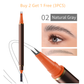 🎉⏳💥Buy 2 Get 1 Free🎁 Dual-Ended 2-Fork Liquid Eyebrow Pen
