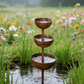 🌸Spring Special Limited 50%Off💐3-Tier Rustic Metal Bird Feeder & Drinker Stake