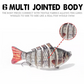 🌞 Spring Sale 50% Off🔥8-Segment Bionic Swimbait | Ultra-Realistic S-Action Multi-Jointed Fishing Lure for Bass, Pike & Trout