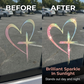 🔥BUY 1 GET 1 FREE🔥 Glitter Heart Cross Car Decal Sticker