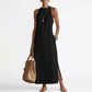 ✨2026 New Arrival 50%Off💖Women Halter Lace Panel Midi Dress