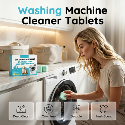 💥 50% OFF🔥Washing Machine Cleaner Tablets (12-Pack)