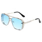 🕶️ LIMITED-TIME 50% OFF! 🔩 Retro Double Bridge Metal Sunglasses – Steampunk Design, UV400, Side Shields ✨