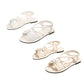 🏖️Limited time Special Price⏳👙Women's Criss-Cross Strap Flat Sandals