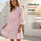 🌸Spring Sale 50%OFF🌸Women's Floral Print V-Neck Tiered Dress