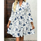 🌸Spring Sale 50%OFF🌸Women's Floral Print V-Neck Tiered Dress