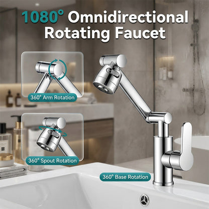 ⏳🔥LIMITED-TIME 50% OFF! 🚰 360° Rotating Mechanical Arm Tap – Flexible, Modern & Easy to Use ✨