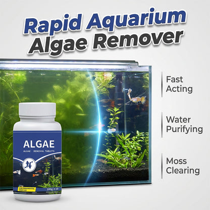 📣📣🔥BUY 1 GET 1 FREE ✨Fish Tank Algae Remover Tablets for Clear Water