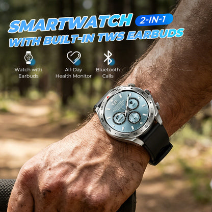 🔥2026 HOT SALE💥 50% OFF🎉2-in-1 Smartwatch with Built-in TWS Earbuds