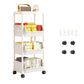 🔥2026 HOT SALE 50% OFF🏆🎉Multi-Tier Rolling Storage Cart for Narrow Spaces