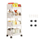 🔥2026 HOT SALE 50% OFF🏆🎉Multi-Tier Rolling Storage Cart for Narrow Spaces