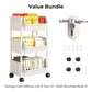 🔥2026 HOT SALE 50% OFF🏆🎉Multi-Tier Rolling Storage Cart for Narrow Spaces