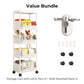 🔥2026 HOT SALE 50% OFF🏆🎉Multi-Tier Rolling Storage Cart for Narrow Spaces