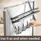🥳2026 HOT SALE🥳💞50K+ SOLD!⏳✨ Over The Door Hooks with Basket – Heavy-Duty, Tool-Free, 50lb Capacity 🪣