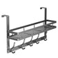 🥳2026 HOT SALE🥳💞50K+ SOLD!⏳✨ Over The Door Hooks with Basket – Heavy-Duty, Tool-Free, 50lb Capacity 🪣