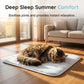 🔥50% OFF！❄️Breathable Pet Cooling Mat – No Water or Electricity Needed, Machine Washable, Lightweight & Portable, Safe Fabric Cooling for Dogs & Cats in Crate, Car & Home