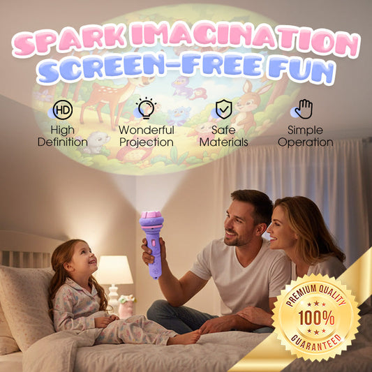 🔥Hot Sale 50%OFF🔥Early Education Projector Torch for Kids