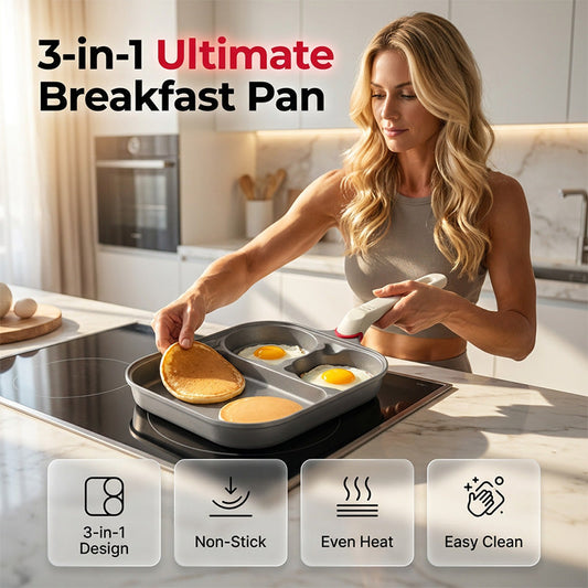 🔥Non-Stick Breakfast Skillet for All Stoves
