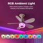 🥳2026 HOT SALE🥳💞50K+ SOLD!⏳✨3-in-1 Ceiling Fan with Light and Bluetooth Speaker