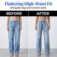 🎉Limited Sale🎉Women's Rhinestone Embellished Wide-Leg Jeans with Belt
