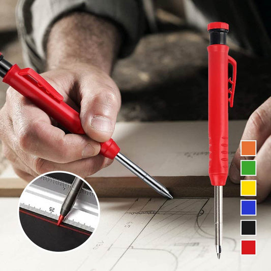 🔥Multifunctional Quick-Drying Carpenter Pencil with Sharpener