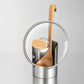 🏆 Last Day Special Price £9.99 ! 🔥Buy more save more🍳Multi‑Functional Kitchen Utensil Holder, Stainless Steel Organizer, for Spoons, Pot Lids & Cooking Gadgets, Countertop Kitchen Storage