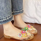 🌸NEW ARRIVAL 50% OFF😍Women's Transparent Glitter Closed Toe Slippers