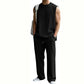 🎉Limited Sale🎉Men's Ribbed Sleeveless Tank Top & Pants 2-Piece Set