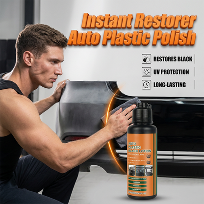 🔥HOT SALE 50% OFF🔥Multi-Purpose Black Plastic Polish for Cars