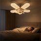 🌸Summer Special Limited Time Discount💐 Crystal-Effect LED 5-Blade LED Fan Light