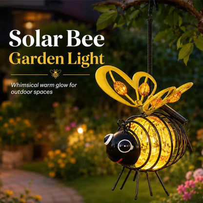🥳2026 HOT SALE🥳💞50K+ SOLD!⏳✨ Hanging Solar Bee Light – Warm Amber Glow, Flicker-Free, Perfect for Garden Parties, Camping, or Kids’ Rooms – Spread Joy Day and Night 🌞🌜
