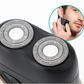 🪒⚡ Dual-head electric shaver – waterproof, USB-charging, perfect for travel!