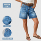 🌸Summer Special Limited Time Discount💐 Stretchy Mid-Rise Bermuda Shorts – Cargo Pockets & All-Day Comfort
