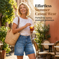 🌸Summer Special Limited Time Discount💐 Stretchy Mid-Rise Bermuda Shorts – Cargo Pockets & All-Day Comfort